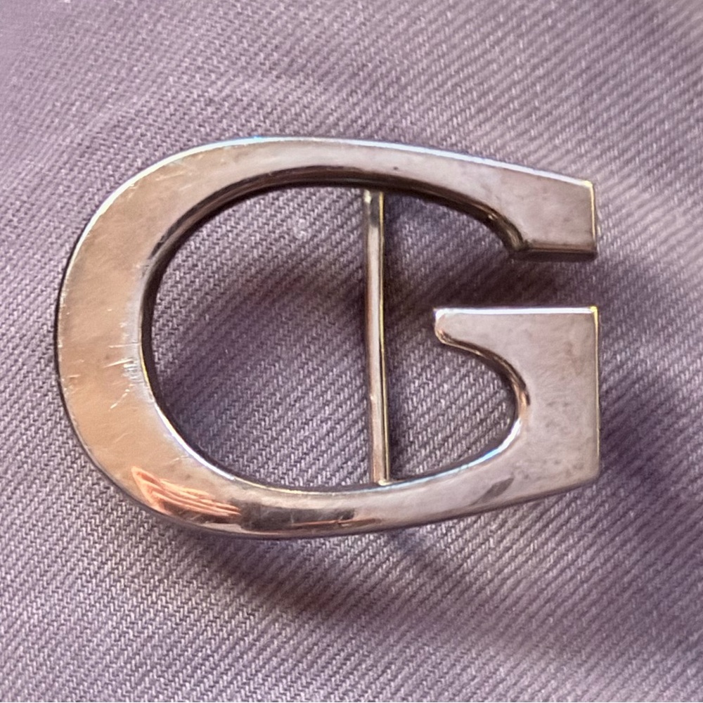 Silver Gucci BeltBuckle
